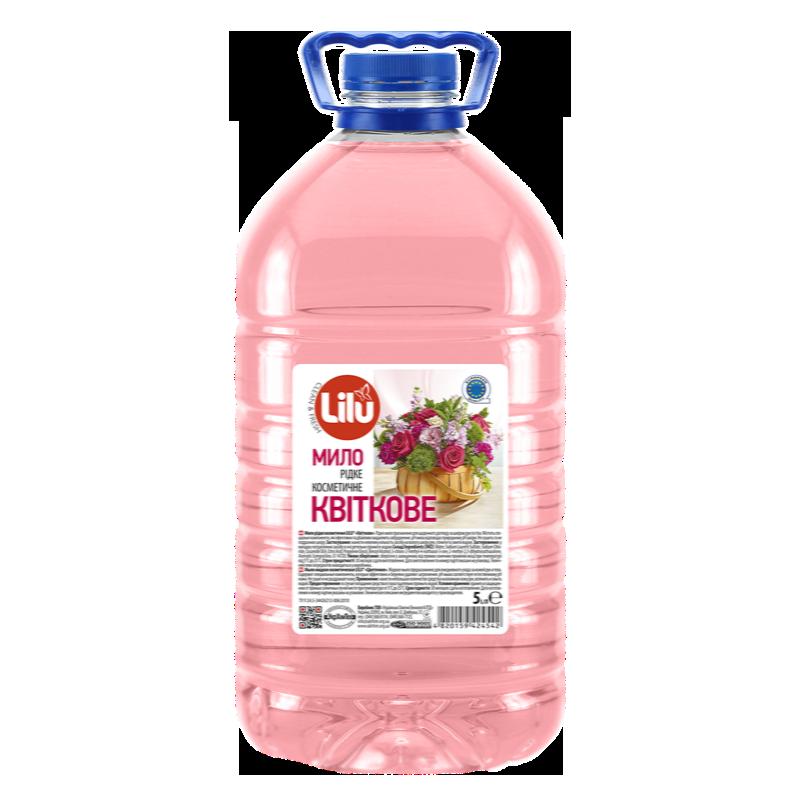 Мило рідке косметичне LILU® «Квіткове», 5 л